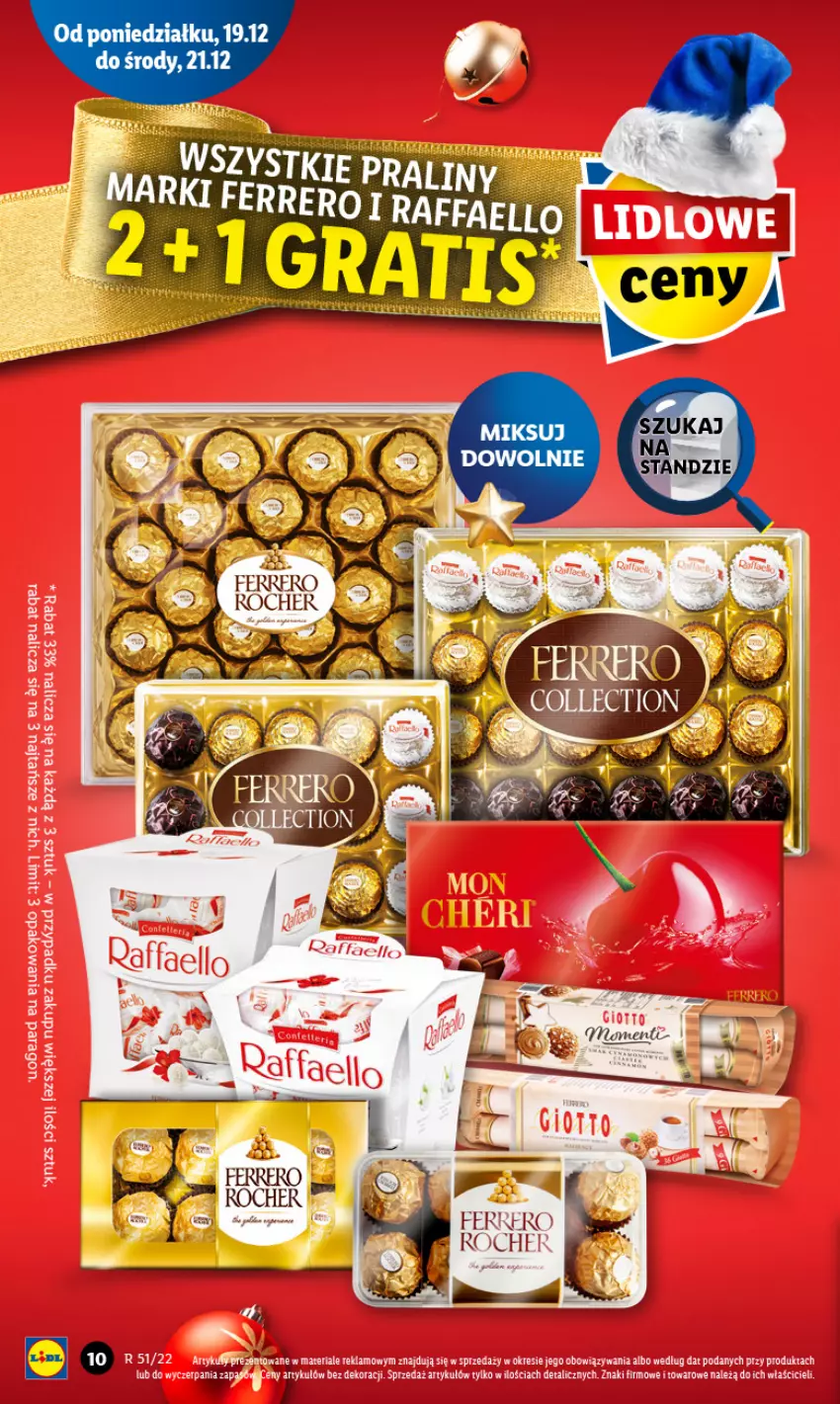 Gazetka promocyjna Lidl - GAZETKA - ważna 19.12 do 21.12.2022 - strona 10 - produkty: Ferrero