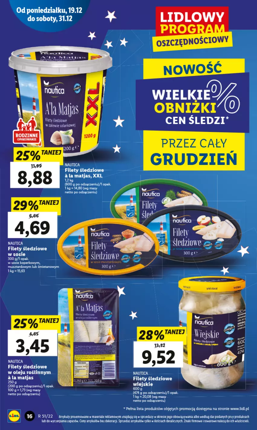 Gazetka promocyjna Lidl - GAZETKA - ważna 19.12 do 21.12.2022 - strona 20 - produkty: Fa, Matjas, Olej, Sos, Tera