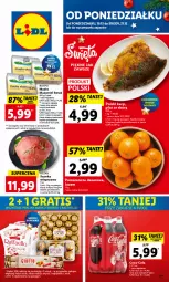 Gazetka promocyjna Lidl - GAZETKA - Gazetka - ważna od 21.12 do 21.12.2022 - strona 1 - produkty: Gra, Isla, Szynka wieprzowa, Praliny, Raffaello, Szynka, Ferrero, Masło, Olej, Fa