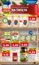 Gazetka promocyjna Lidl - GAZETKA - Gazetka - ważna od 21.12 do 21.12.2022 - strona 45 - produkty: Majonez, Koncentrat pomidorowy, Ser, Ogórki konserwowe, Bonduelle, Pudliszki, Groszek, Kukurydza