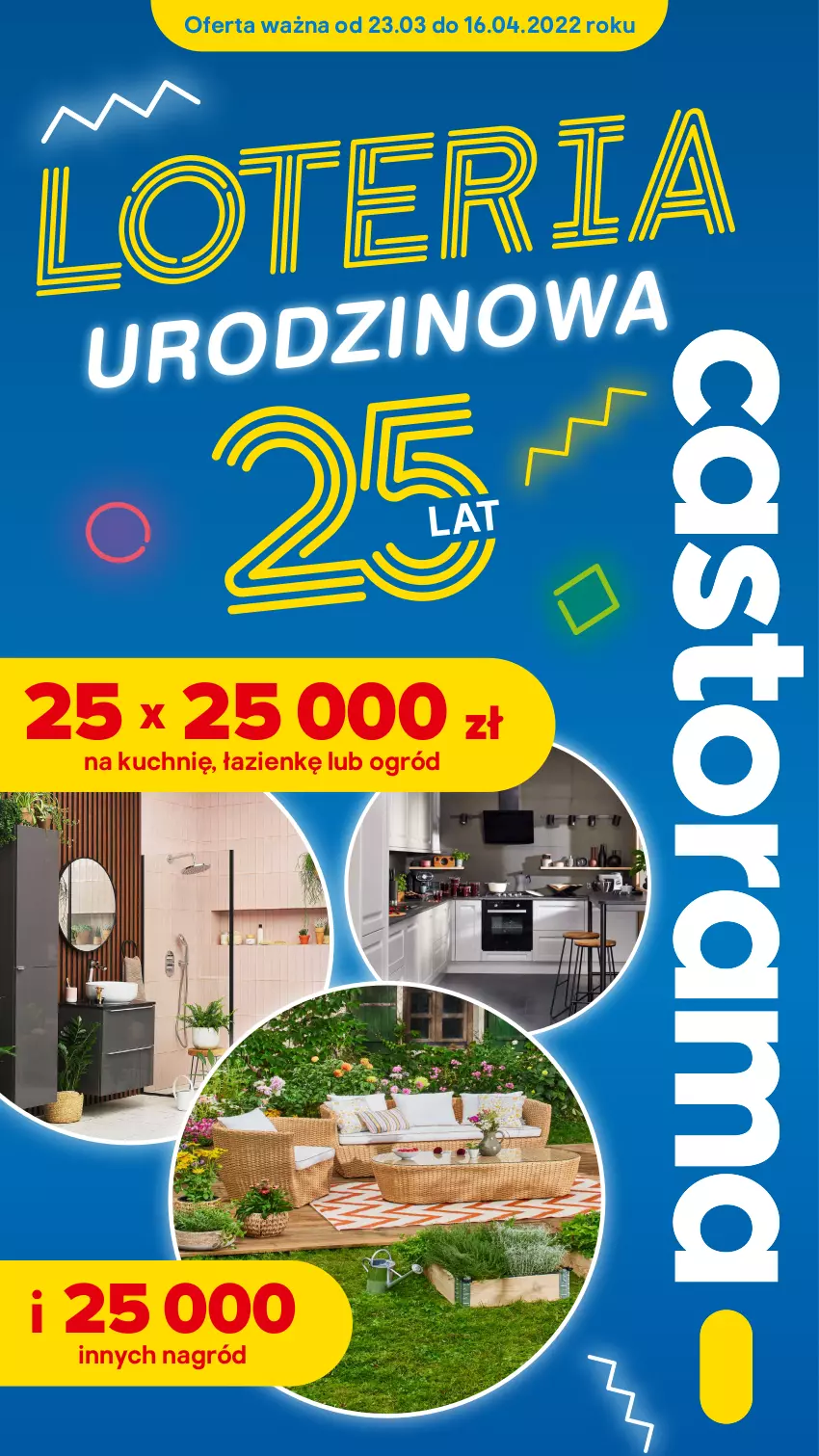 Gazetka promocyjna Castorama - Gazetka Castorama - ważna 23.03 do 16.04.2022 - strona 1 - produkty: Merci, Ogród