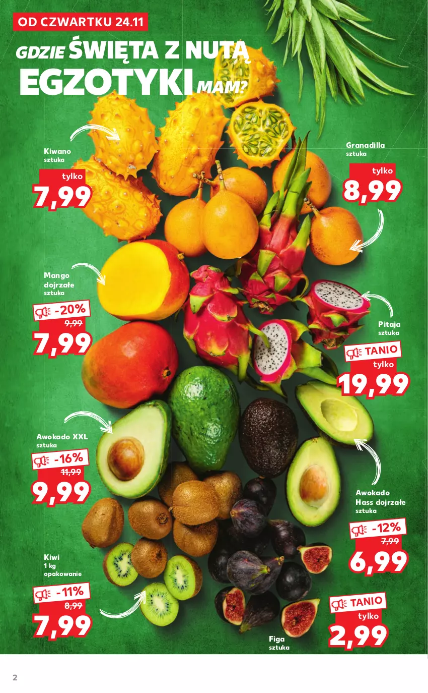 Gazetka promocyjna Kaufland - Katalog Regionalne Produkty - ważna 24.11 do 24.12.2022 - strona 2 - produkty: Gra, Granadilla, Kiwi, Mango