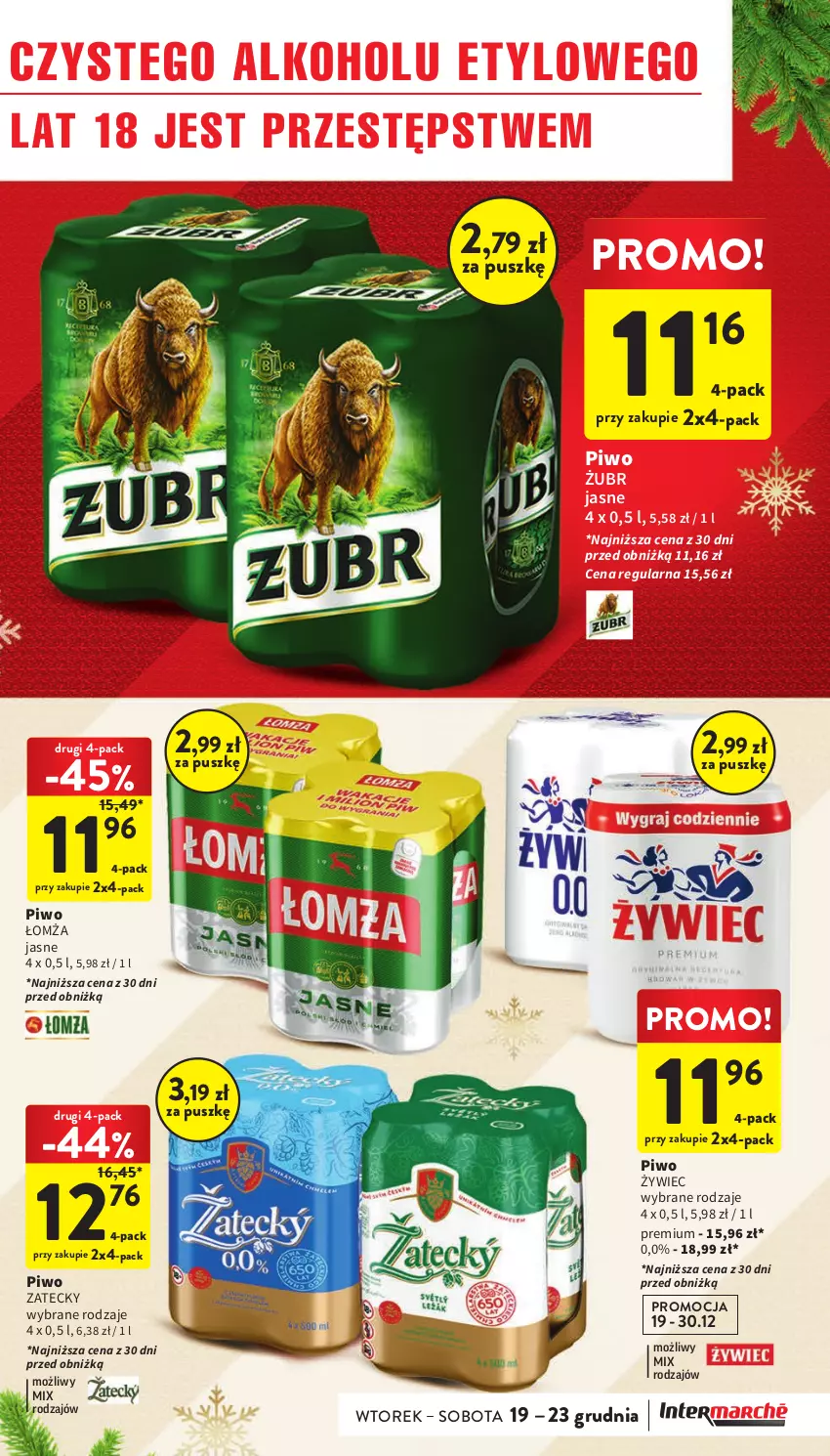 Gazetka promocyjna Intermarche - Gazetka Intermarche - ważna 19.12 do 23.12.2023 - strona 43 - produkty: Piwo