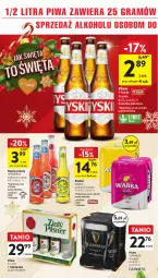 Gazetka promocyjna Intermarche - Gazetka Intermarche - Gazetka - ważna od 23.12 do 23.12.2023 - strona 42 - produkty: Piwa, Piwo, Gra, Tyskie, Warka, Radler, Szklanka, Napój