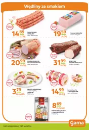 Gazetka promocyjna Gama - Gazetka Gama - Gazetka - ważna od 16.01 do 16.01.2023 - strona 3 - produkty: Piec, Polędwica, Warzywa, Sok, Gra, Sokołów, Parówki, Parówki z szynki, Pasztet, Przysmaki