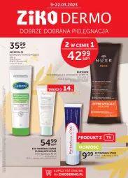 Gazetka promocyjna Ziko - Gazetka Ziko Dermo - Gazetka - ważna od 22.03 do 22.03.2023 - strona 1 - produkty: Krem nawilżający, Ser, Nuxe, Avène, Cetaphil