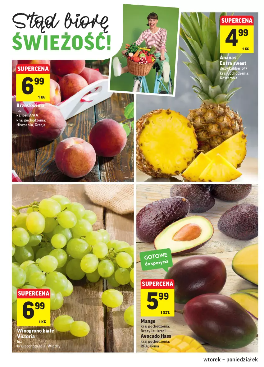 Gazetka promocyjna Intermarche - Gazetka promocyjna - ważna 27.07 do 02.08.2021 - strona 12 - produkty: Ananas, Avocado, Mango, Wino