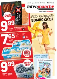 Gazetka promocyjna Intermarche - Gazetka promocyjna - Gazetka - ważna od 02.08 do 02.08.2021 - strona 1 - produkty: Borówka, Madej Wróbel, Big Milk, Lody