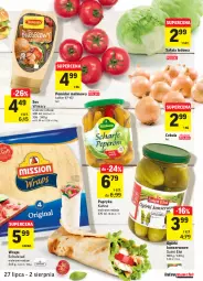 Gazetka promocyjna Intermarche - Gazetka promocyjna - Gazetka - ważna od 02.08 do 02.08.2021 - strona 23 - produkty: Cebula, Sos, Ser, Sałata lodowa, Ogórki konserwowe, Papryka, Winiary, Sałat, Pomidor malinowy