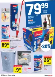 Gazetka promocyjna Intermarche - Gazetka promocyjna - Gazetka - ważna od 02.08 do 02.08.2021 - strona 37 - produkty: Mop, Rama, Kosz, Vileda, Wkład do mopa, Wiadro