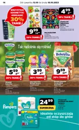 Gazetka promocyjna Netto - Artykuły spożywcze - Gazetka - ważna od 18.10 do 18.10.2023 - strona 14 - produkty: Por, Mus, Inka, Pampers, BoboVita, Chusteczki, Dzieci, Kubuś