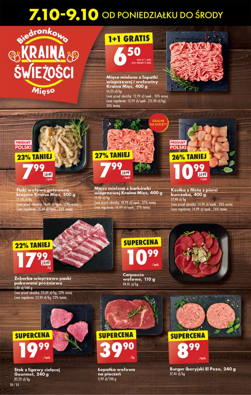 Gazetka promocyjna Biedronka - Od Poniedziałku - ważna 07.10 do 12.10.2024 - strona 24 - produkty: Burger, Fa, Kurczak, Mięso, Piec, Stek