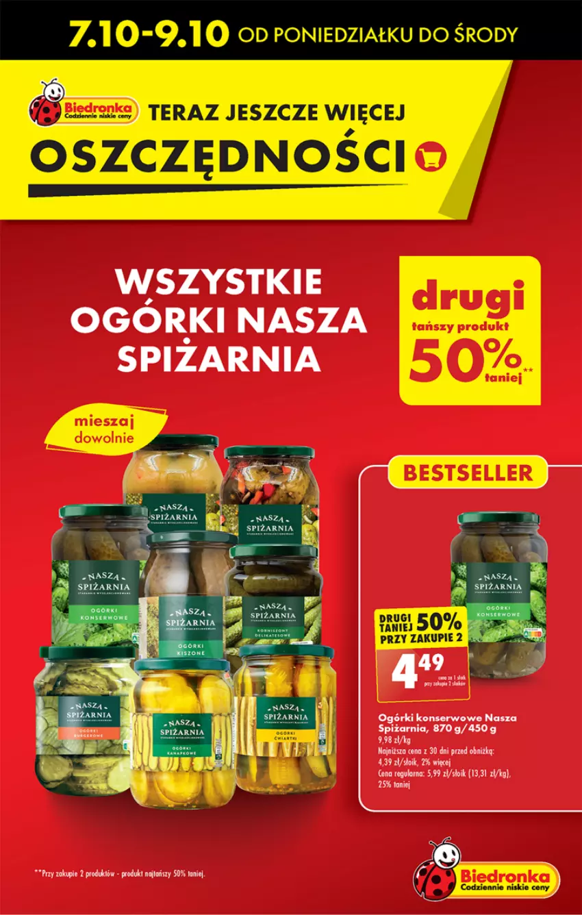 Gazetka promocyjna Biedronka - Od Poniedziałku - ważna 07.10 do 12.10.2024 - strona 5 - produkty: Ser, Tera