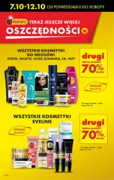 Gazetka promocyjna Biedronka - Od Poniedziałku - Gazetka - ważna od 12.10 do 12.10.2024 - strona 10 - produkty: Palette, Eveline, Taft, Tera, Schauma, Syoss, Fa