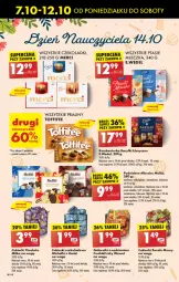 Gazetka promocyjna Biedronka - Od Poniedziałku - Gazetka - ważna od 12.10 do 12.10.2024 - strona 44 - produkty: Por, Mus, Cukier, Praliny, Cukierki czekoladowe, Wawel, Mleczko, Galaretki, Toffifee, Cukierki, Gala, Merci, Milka, Kokos, Baryłki, Fa