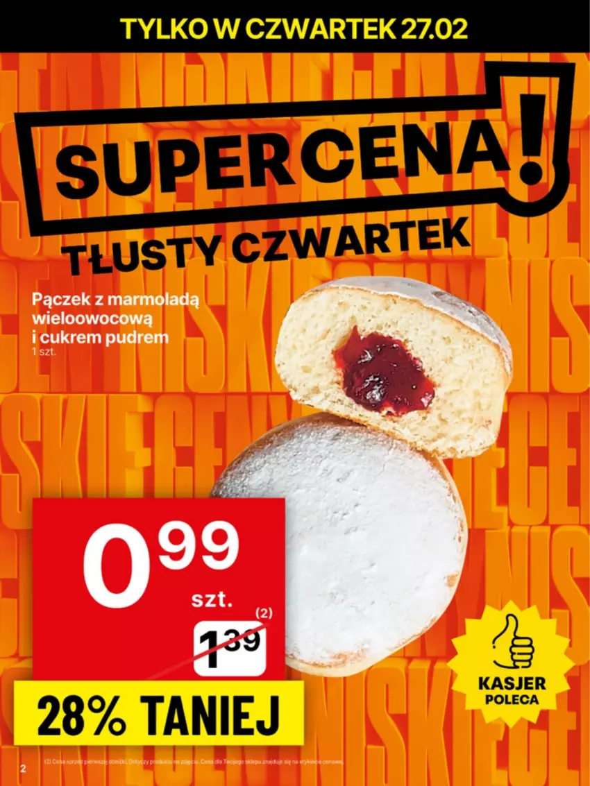 Gazetka promocyjna Delikatesy Centrum - NOWA GAZETKA Delikatesy Centrum od 24 lutego! 24.02-2.03.2025 - ważna 24.02 do 02.03.2025 - strona 2 - produkty: Mola, Pączek