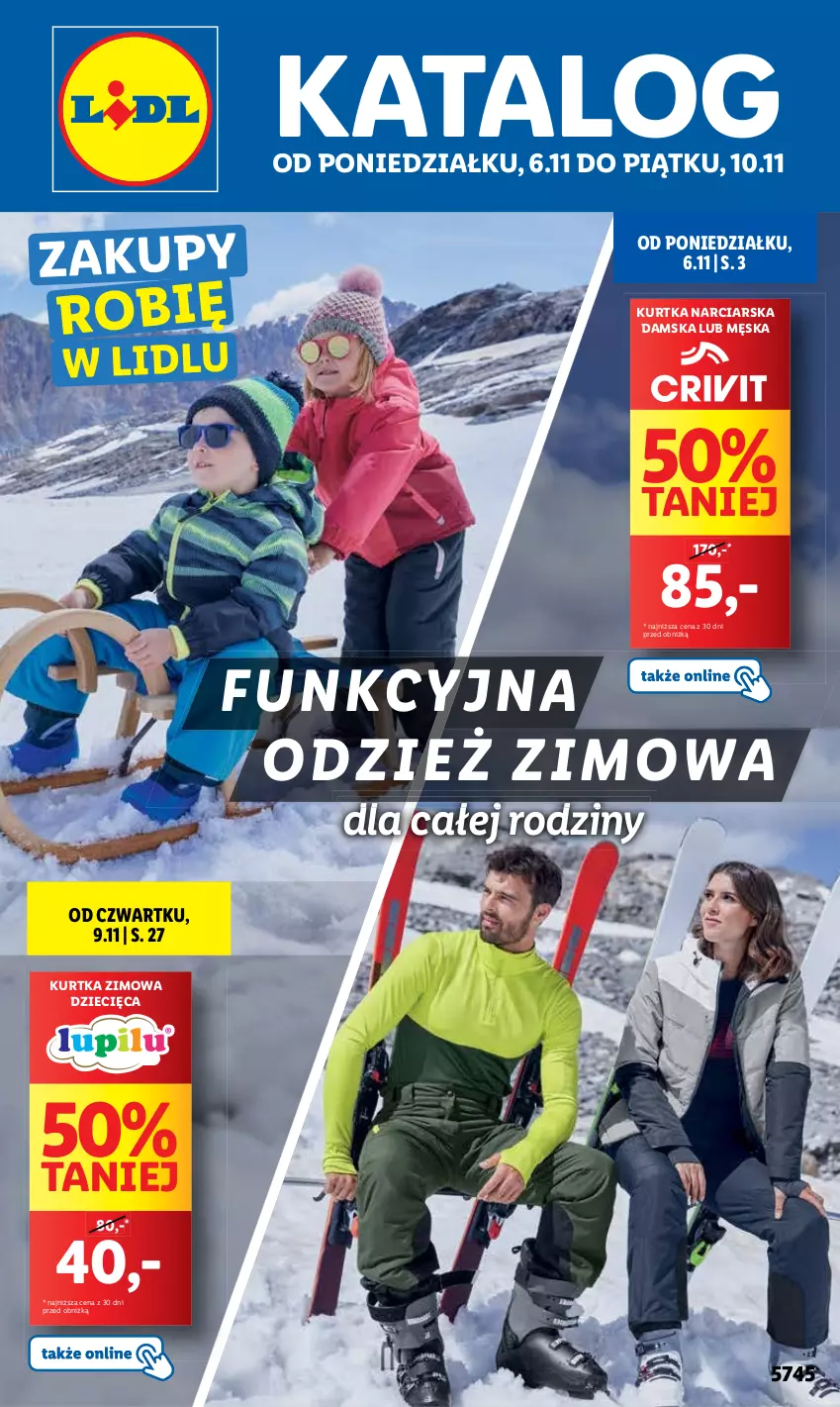 Gazetka promocyjna Lidl - GAZETKA - ważna 06.11 do 10.11.2023 - strona 1 - produkty: Dzieci, Kurtka