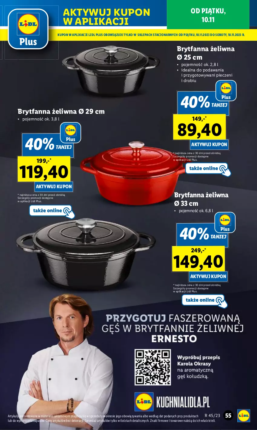 Gazetka promocyjna Lidl - GAZETKA - ważna 06.11 do 10.11.2023 - strona 57 - produkty: Fa, Piec