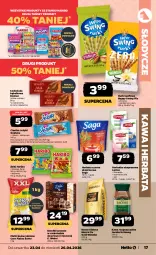 Gazetka promocyjna Netto - Od Czwartku - Gazetka - ważna od 26.04 do 26.04.2026 - strona 17 - produkty: Goplana, Ciastka, Corn flakes, Kawa rozpuszczalna, Ser, Saga, Jeżyki, Kawa mielona, Kawa, Herbata czarna, Jacobs Krönung, Sante, LANA, Lipton, Czekolada, Rurki, Mocca Fix Gold, E. Wedel, Deser, Jacobs, Woseba, Herbata, Haribo, Kokos, Baryłki