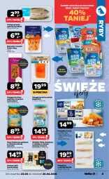 Gazetka promocyjna Netto - Od Czwartku - Gazetka - ważna od 26.04 do 26.04.2026 - strona 3 - produkty: Polędwica, Frosta, Sos, Por, Pstrąg tęczowy, Płaty śledziowe, Rybka na raz, Paluszki rybne, Sushi, Pstrąg, Mintaj, Olej, Klopsiki, Brzuszki z łososia, Lisner, Pstrąg łososiowy