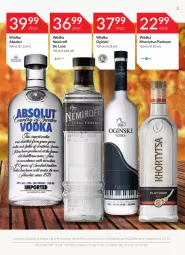 Gazetka promocyjna Stokrotka - Oferta alkoholowa - Gazetka - ważna od 09.11 do 09.11.2021 - strona 3 - produkty: Absolut, Wódka, Ogiński