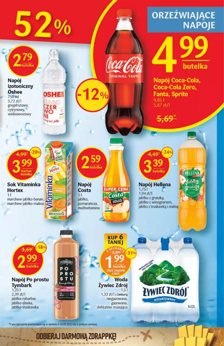 Gazetka promocyjna Delikatesy Centrum - Gazetka DC43 - ważna 03.11 do 09.11.2022 - strona 25 - produkty: Grejpfrut, Hellena, Hortex, Inka, Mus, Napój, Napój izotoniczny, Napoje, Oshee, Sok, Tymbark, Wino, Woda