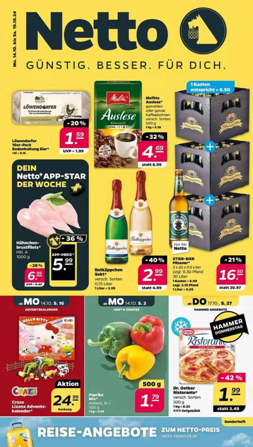 Gazetka promocyjna Netto - ważna 14.10 do 21.10.2024 - strona 1 - produkty: Fa, Rust, Zegar