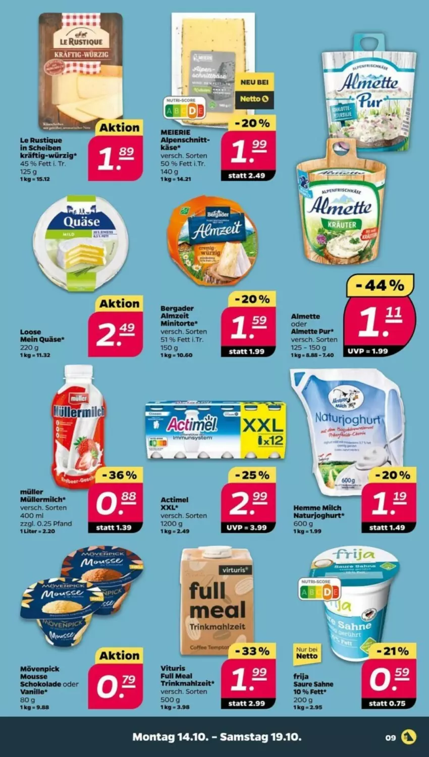 Gazetka promocyjna Netto - ważna 14.10 do 21.10.2024 - strona 37 - produkty: Actimel, Almette, Fa, NHL, Pur, Rust