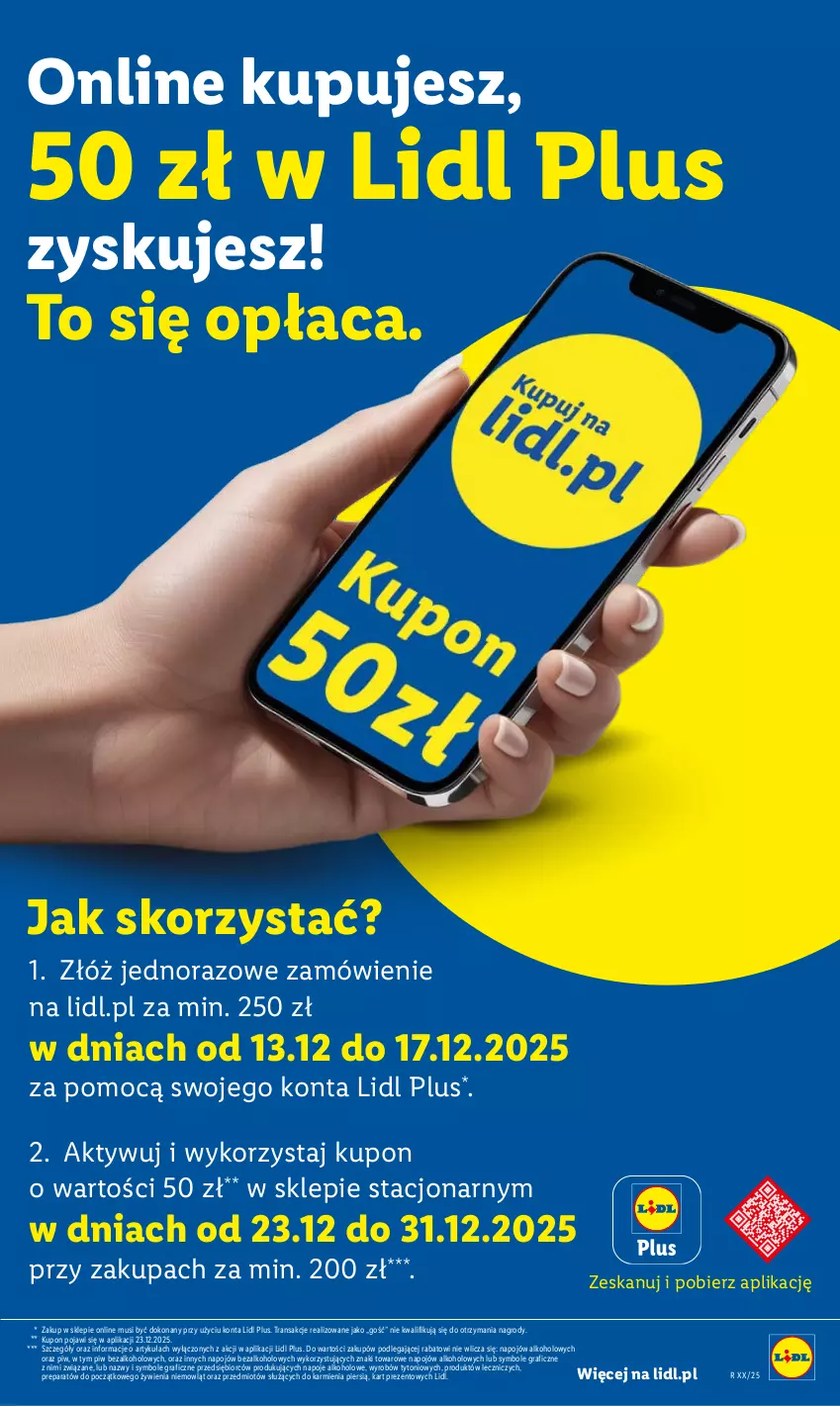 Gazetka promocyjna Lidl - GAZETKA - ważna 18.12 do 21.12.2025 - strona 75 - produkty: Gra, Karmi, Mus, Napoje, Tran, Znicz