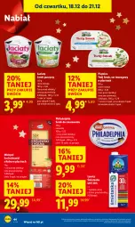 Gazetka promocyjna Lidl - GAZETKA - Gazetka - ważna od 21.12 do 21.12.2025 - strona 46 - produkty: Serek puszysty, Ser, Królewski, Piątnica, Serek, Twój Smak, Ser twarogowy, Philadelphia