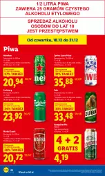 Gazetka promocyjna Lidl - GAZETKA - Gazetka - ważna od 21.12 do 21.12.2025 - strona 62 - produkty: Piwa, Gra, Namysłów, Heineken, Warka, Carlsberg
