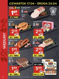 Gazetka promocyjna Delikatesy Centrum - NOWA GAZETKA Delikatesy Centrum od 17 kwietnia! 17-23.04.2025 - Gazetka - ważna od 23.04 do 23.04.2025 - strona 29 - produkty: Rum, Parówki, Szynka, Tarczyński