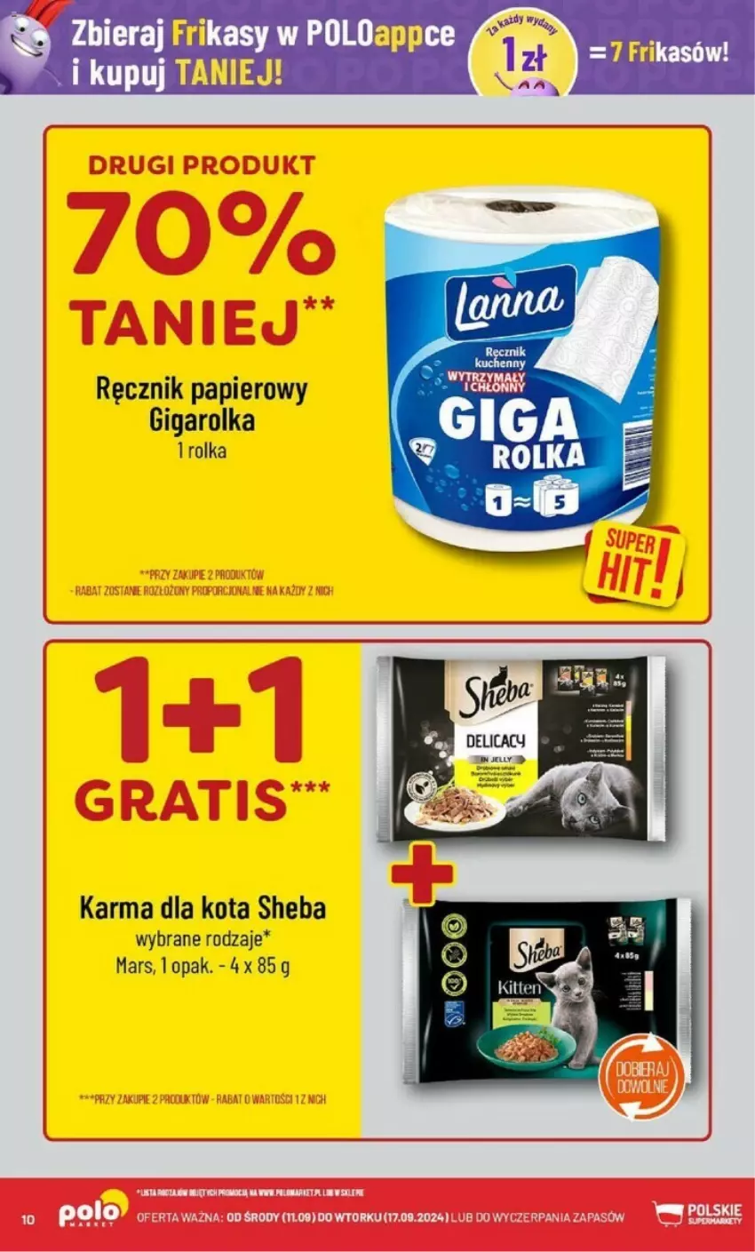 Gazetka promocyjna PoloMarket - ważna 11.09 do 17.09.2024 - strona 2 - produkty: LG, Mars, Papier, Ręcznik, Sheba