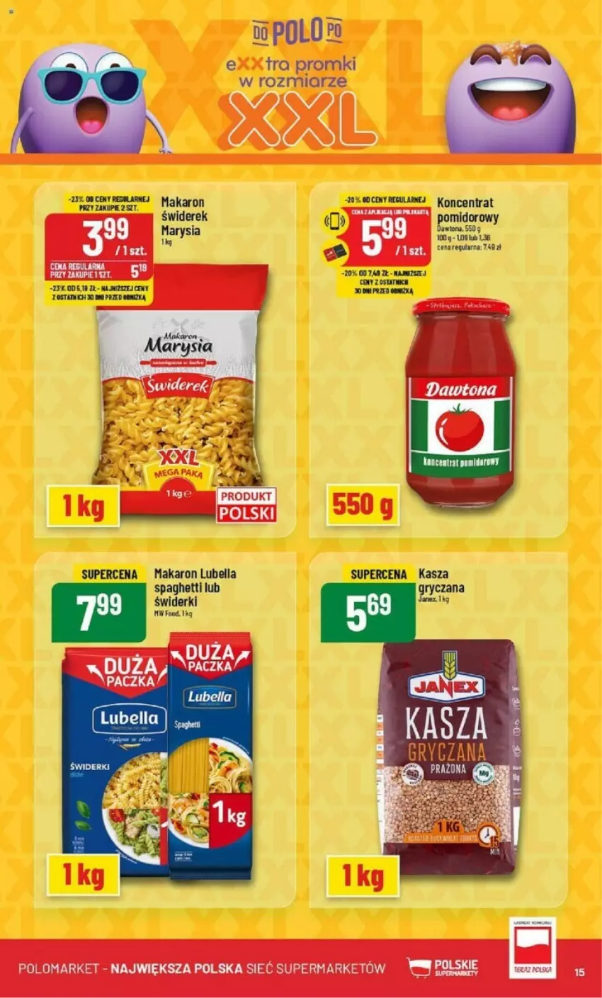 Gazetka promocyjna PoloMarket - ważna 11.09 do 17.09.2024 - strona 7 - produkty: Bell, Bella, K2, Kasza, Lubella, Makaron, Noż, Spaghetti