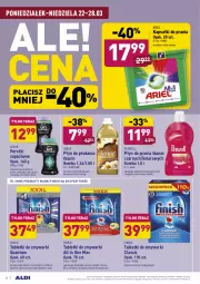 Gazetka promocyjna Aldi - ALE! CENA - Gazetka - ważna od 27.03 do 27.03.2021 - strona 26 - produkty: Płyn do prania, Por, Finish, Tablet, Perełki zapachowe, Tera, Płyn do płukania, Perwoll, Zmywarki, Ariel, Kapsułki do prania, Tabletki do zmywarki, Lenor