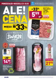 Gazetka promocyjna Aldi - ALE! CENA - Gazetka - ważna od 27.03 do 27.03.2021 - strona 4 - produkty: Mięso mielone, Mięsne specjały, Lodówka, Królik, Tera, Schab wieprzowy, Mięso