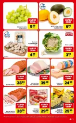 Gazetka promocyjna Carrefour - Gazetka Carrefour Market w SUMIE ekspresowe zakupy - Gazetka - ważna od 15.06 do 15.06.2026 - strona 5 - produkty: Piec, Polędwica, Kalafior, Ser, Radamer, Szynka, Boczek, Szynka biała, Kiełbasa, Melon