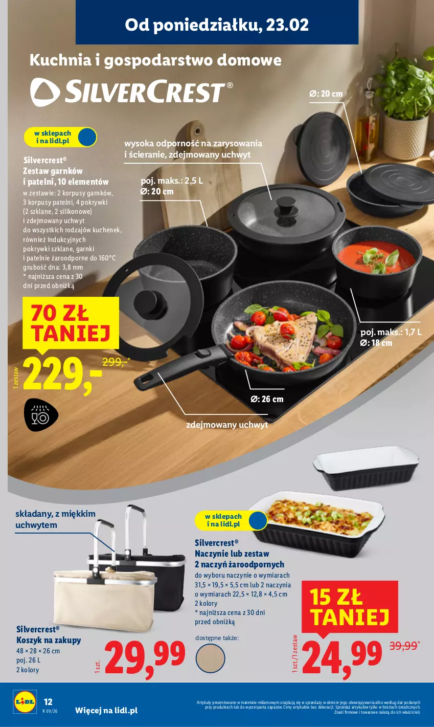 Gazetka promocyjna Lidl - GAZETKA - ważna 23.02 do 28.02.2026 - strona 14 - produkty: Korpusy, Kosz, Kuchnia, Por, Silvercrest, Sok