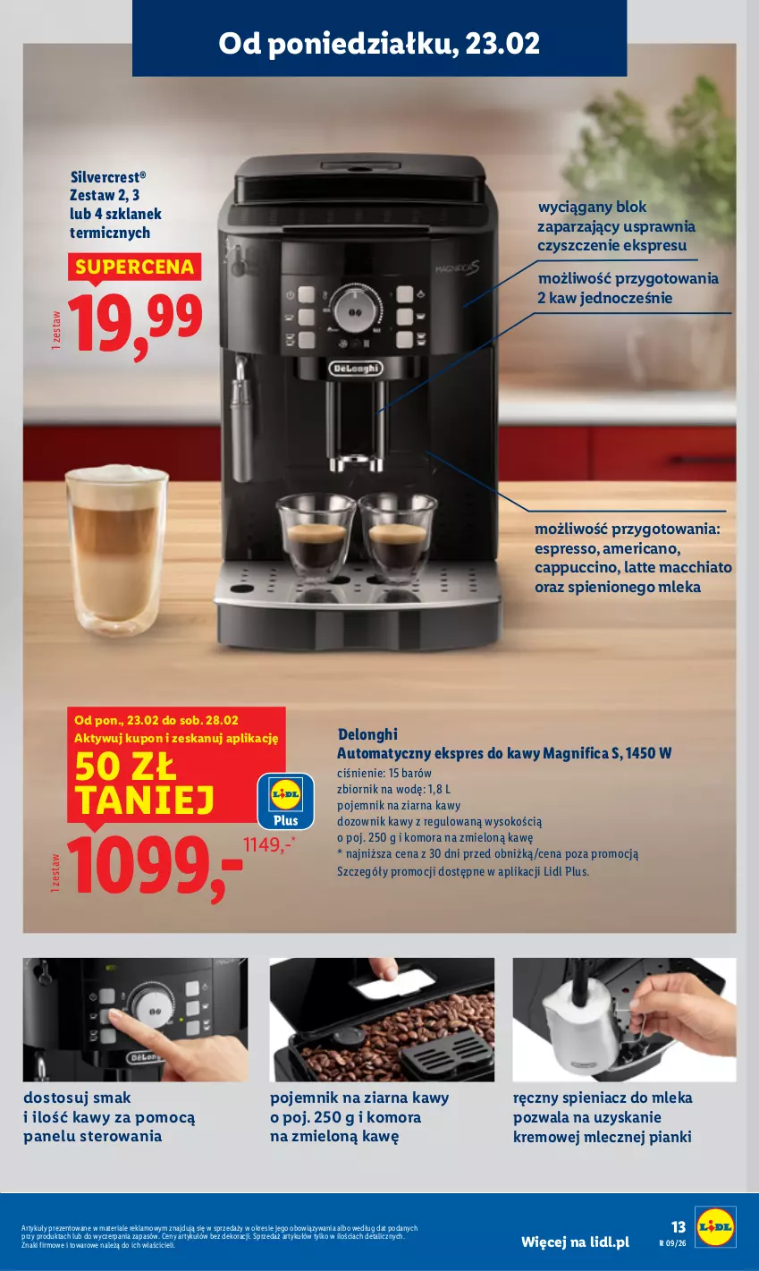 Gazetka promocyjna Lidl - GAZETKA - ważna 23.02 do 28.02.2026 - strona 15 - produkty: Cappuccino, Chia, Dozownik, Pojemnik, Silvercrest, Sok