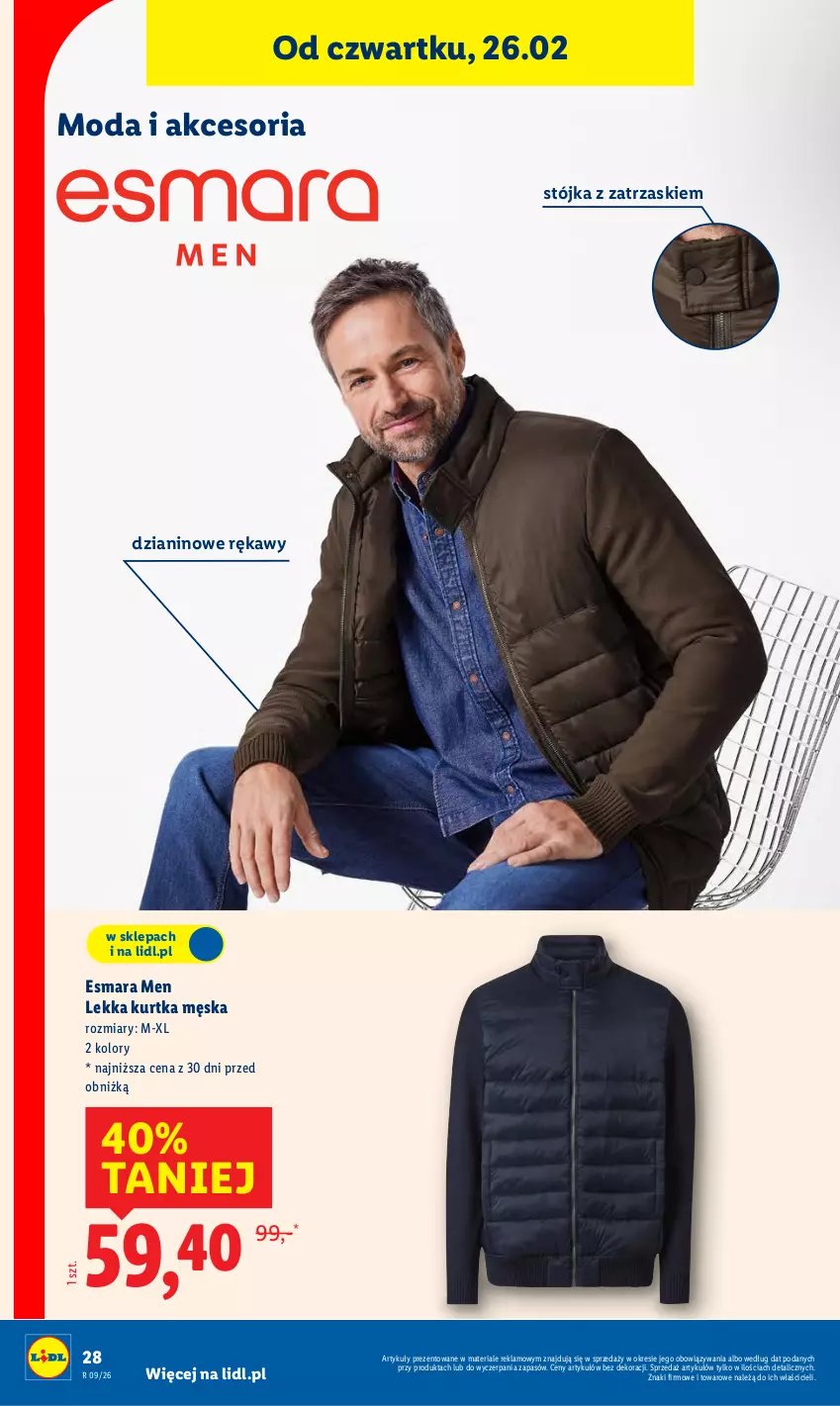 Gazetka promocyjna Lidl - GAZETKA - ważna 23.02 do 28.02.2026 - strona 38 - produkty: Kurtka, Moda
