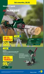 Gazetka promocyjna Lidl - GAZETKA - Gazetka - ważna od 28.02 do 28.02.2026 - strona 39 - produkty: Parkside, Olej, Ogród
