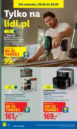 Gazetka promocyjna Lidl - GAZETKA - Gazetka - ważna od 28.02 do 28.02.2026 - strona 6 - produkty: Stół warsztatowy, Stół, Tarka, Akumulator