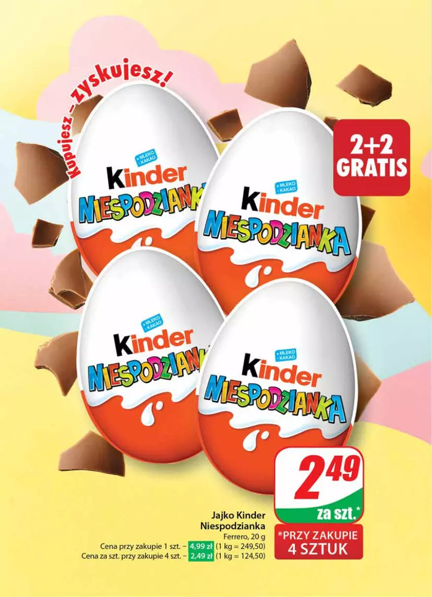 Gazetka promocyjna Dino - Gazetka 29 / 2024 - ważna 17.07 do 23.07.2024 - strona 6 - produkty: Ferrero, Gra, Kinder