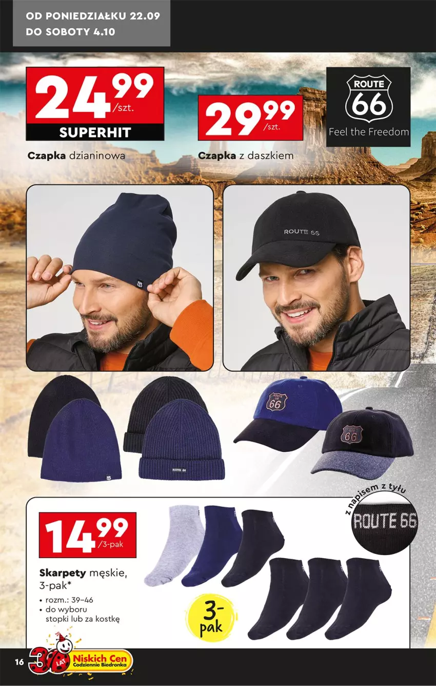 Gazetka promocyjna Biedronka - Okazje Tygodnia - ważna 20.09 do 04.10.2025 - strona 20 - produkty: Czapka, Karp, Top