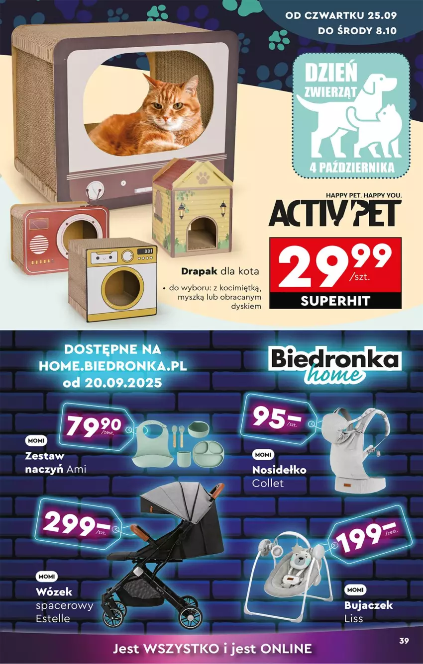 Gazetka promocyjna Biedronka - Okazje Tygodnia - ważna 20.09 do 04.10.2025 - strona 43 - produkty: Acer, Bujaczek, Wózek