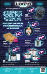 Gazetka promocyjna Biedronka - Okazje Tygodnia - Gazetka - ważna od 04.10 do 04.10.2025 - strona 47 - produkty: Dzbanek, Zaparzacz, Blender ręczny, Blender, Laur, Patelnia ceramiczna, Patelnia