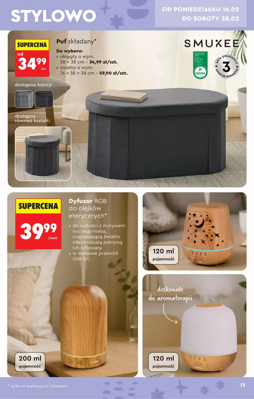 Gazetka promocyjna Biedronka - Okazje Tygodnia - ważna 14.02 do 28.02.2026 - strona 13 - produkty: Puf
