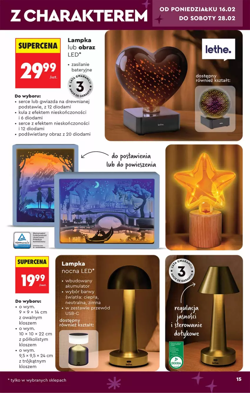 Gazetka promocyjna Biedronka - Okazje Tygodnia - ważna 14.02 do 28.02.2026 - strona 15 - produkty: Akumulator, Gwiazda, Obraz, Przewód, Ser, Silan