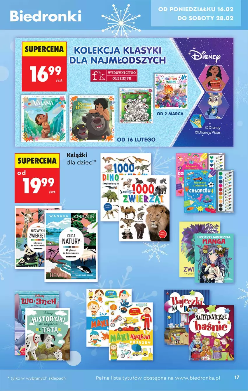 Gazetka promocyjna Biedronka - Okazje Tygodnia - ważna 14.02 do 28.02.2026 - strona 17 - produkty: Disney, Dzieci
