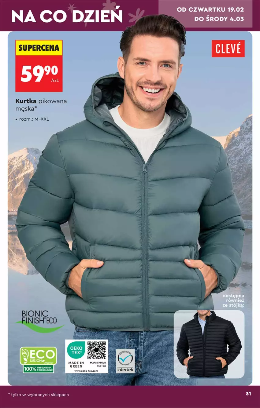 Gazetka promocyjna Biedronka - Okazje Tygodnia - ważna 14.02 do 28.02.2026 - strona 31 - produkty: Kurtka